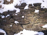 Detail of the kilns outer wall.
