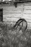 Wheels Against Wall, Upper Canada Village, Morrisburg, Ontario