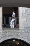 Girl on Balcony