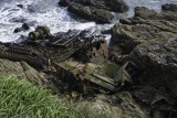 Wreck of the Ben Asdale at Maenporth