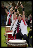 Taiko drummers 5