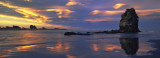 Sunset at Shag Rock, Christchurch, New Zealand