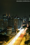 Vista Noturna de So Paulo _ Avenida Vergueiro em direo  Avenida Paulista 0452