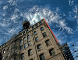 Facade and clouds