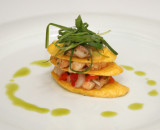 Ceviche Napoleans with Plantains