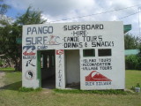 Port Vila Pango Beach abandoned shop