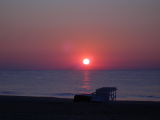 Lifeguard Stand at Sunrise 9 Sea Girt-NJ 2006.JPG
