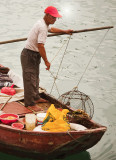 crab fisherman in the Typhoon Shelter