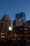 Twilight on Newbury street