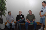 Bob Sims, Robbie Mr MRL, Dave Giglio, Chet wait for their numbers to be drawn