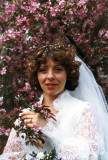 Melinda on our Wedding Day 1984