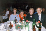 Grandpa & Mom (on right) Alma on far left
