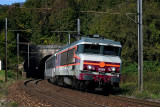La CC6561 au tunnel de Chamousset, prs de Saint-Pierre dAlbigny.