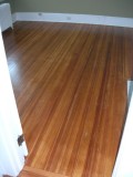 no joints - all one piece heart pine floor boards - 14 long I think