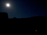 Grand Canyon Under a Full Moon