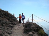Sam  Chris coming down from Vesuvio.jpg