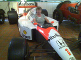 Annies new car(its second hand) owned by a mr Senna