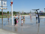 Splashpad in Settlers Park