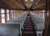 The interior of a Boston and Maine coach