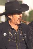 Kinky Friedman Stops Outside of Dallas City Hall on Friday October 27 in his Race for Governor of Texas