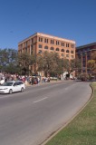Another view looking towards the 6th floor perch of Lee Harvey Oswald in the Texas School Book Depository