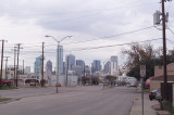 View of Downtown Dallas from Zang and Beckley area.