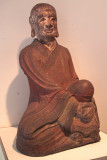 Seated Arhat, Mid 14th to early 16th Century, China, Shanxi province, late Yuan to early Ming dynasty