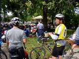 Concert in the park in Healdsburg.