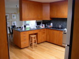 Remodeled kitchen.