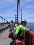 Riding on the westside avoids all the foot traffic.