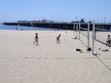 Santa Cruz and beach volleyball.