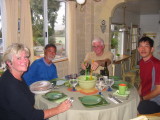 Celebration dinner. Thanks Jay and Cathy.