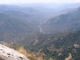 The Kaweah River heading toward the valley.