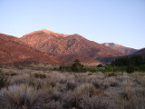 Sunrise at Lower Onion Valley campsite