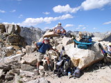 Friends Ward and Don meet us at the pass.