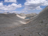 Looking down from the top.