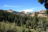 Brokeoff on the left and Lassen on the right.