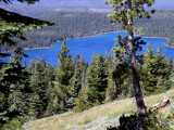 Heading back down toward Juniper Lake.