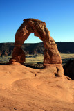 Delicate Arch at sunset
