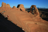 Delicate Arch at sunset
