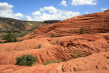 Hking the sandstone formations of Snow Canyon