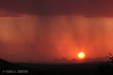 July 7th Sunset Curtain of Rain 7:40 pm