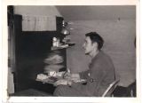 Writing Letter home.