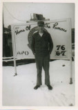 Kimpo Gypsy orderly room Christmas Day 1954. Photo taken with my Kodak Baby Brownie camera.