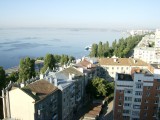 View of Volga from Hotel Slovakia, Saratov