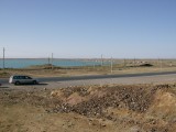 Parked at western end of Lake Balkash