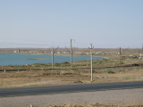 Little town at extreme Western end of Lake Balkash
