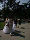Wedding party, Panfilov Park