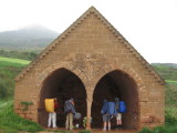 Medieval pilgrim fountain near  Villamayor de Monjardin