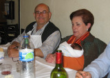 Our host, Eduardo with his wife and new grandson